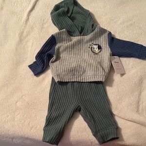 Disney Kids Matching Set in Gray and Blue
